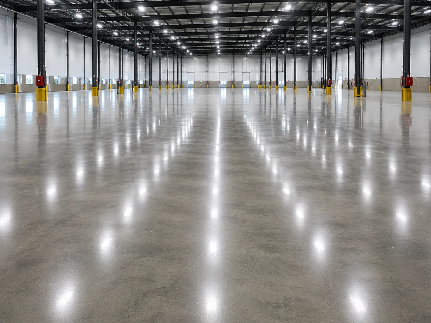 Showroom polished floor project