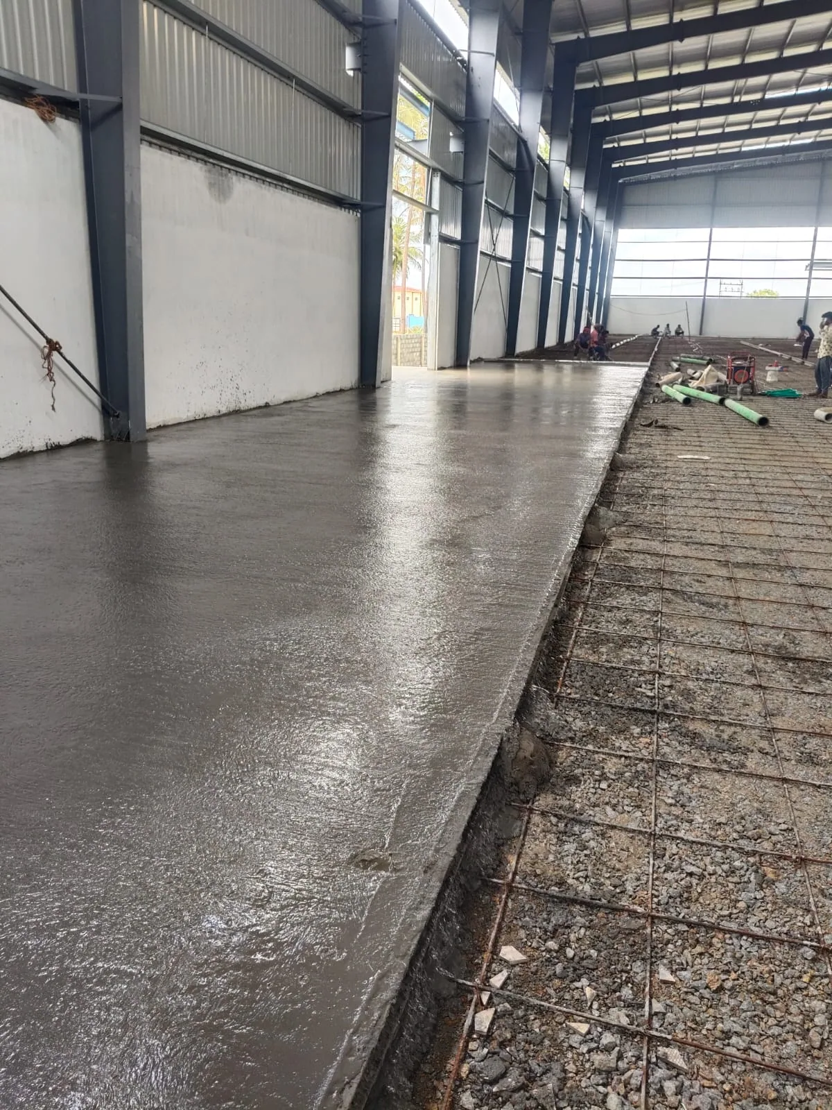 Flooring bay set-out