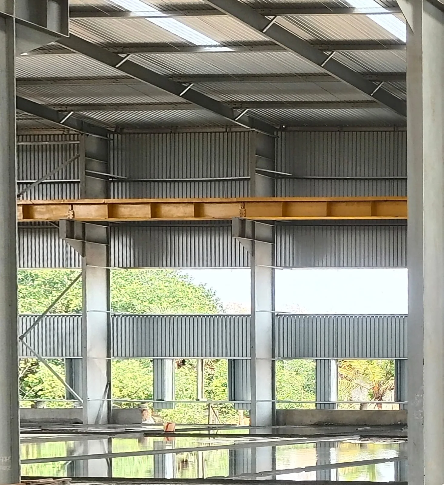 Industrial shed flooring